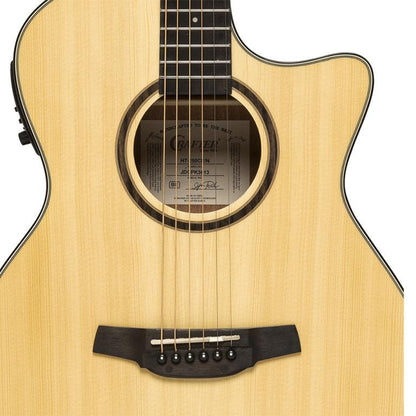 Crafter HT250-CE-N Orchestra electric-acoustic guitar with laminated spruce top
