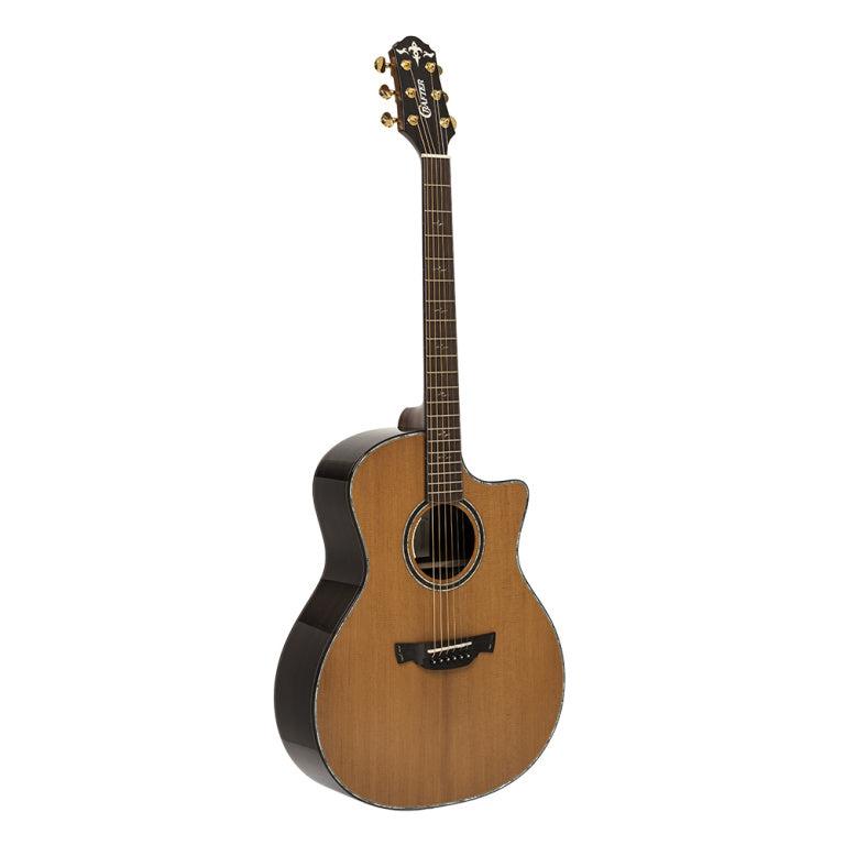 Crafter LX G-2000CE High-End Grand auditorium guitar with solid spruce top and LR Baggs Anthem Pick-Up