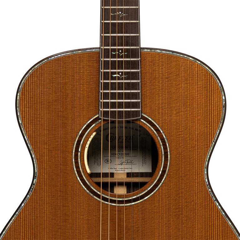 Crafter LX T-2000E High-end orchestra guitar with solid spruce top and and LR Baggs Anthem Pick-Up