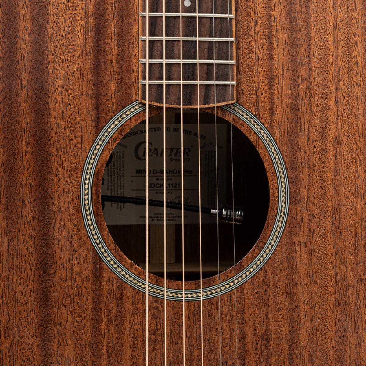 Crafter MIND D-MAHO NAT Dreadnought E/A guitar with solid mahogany top