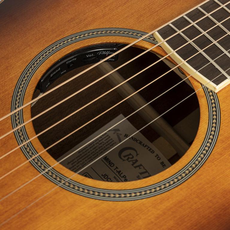 Crafter MIND T-ALPE VTG Orchestra E/A guitar with solid spruce top