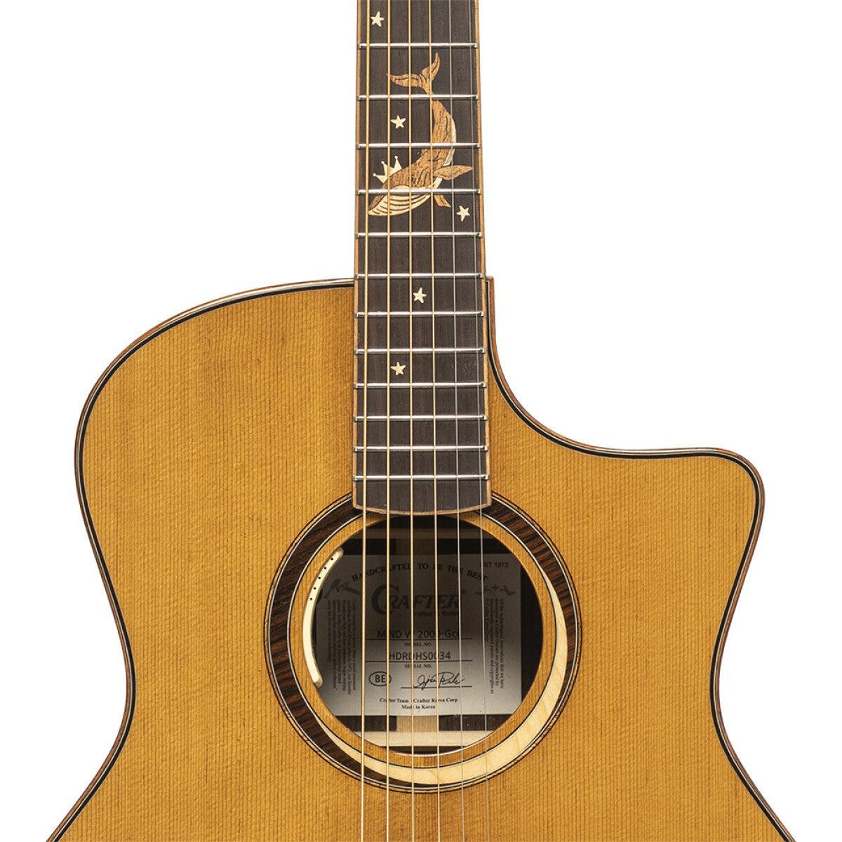 Crafter MIND W-2000 GCE Grand Auditorium Acoustic-Electric Guitar