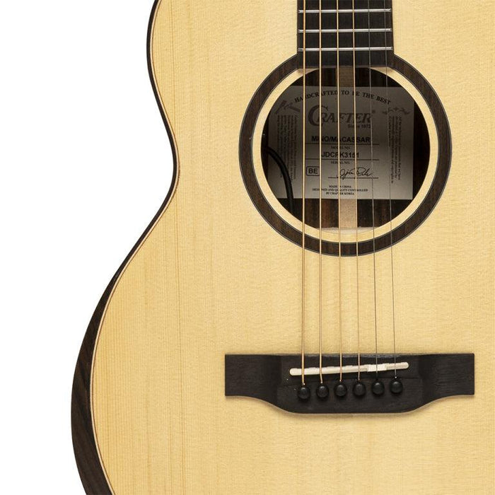 Crafter MINO MACASS E/A guitar med solid spruce top