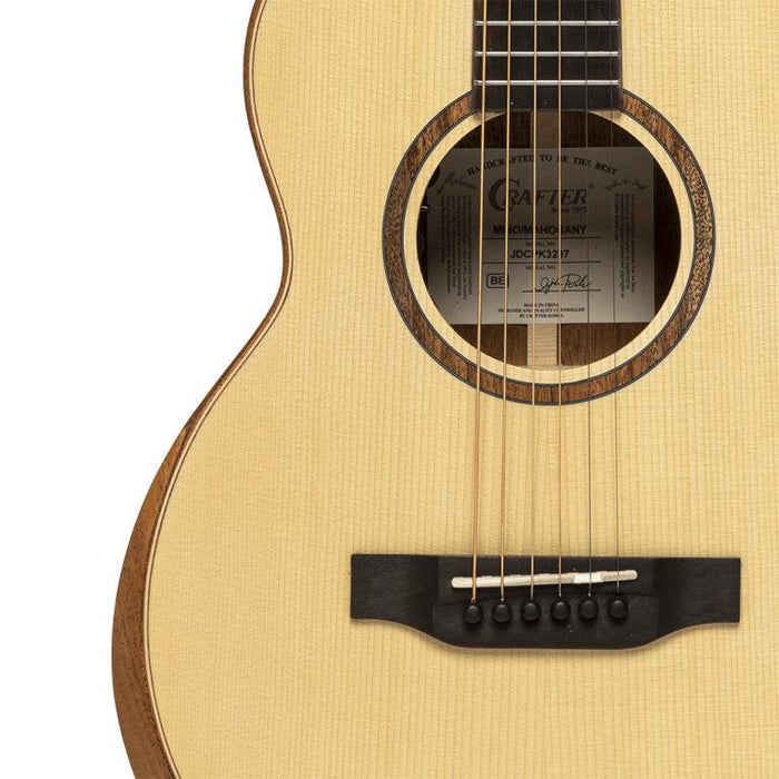 Crafter MINO MAHO E/A guitar med solid spruce top