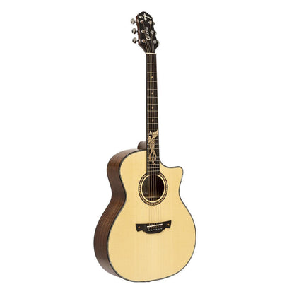 Crafter PK G-MAHO CE Anniversary series, mahogany grand auditorium acoustic-electric guitar with solid spruce top