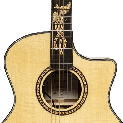 Crafter PK G-MAHO CE Anniversary series, mahogany grand auditorium acoustic-electric guitar with solid spruce top