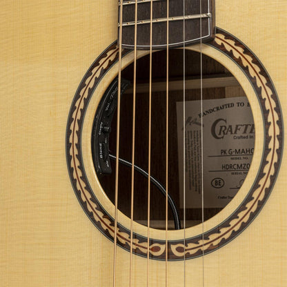 Crafter PK G-MAHO CE Anniversary series, mahogany grand auditorium acoustic-electric guitar with solid spruce top