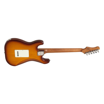 Crafter SEOUL SVVSM TS – Solid Body Electric Guitar, Modern Seoul Series with Gig Bag, Tobacco Sunburst Finish