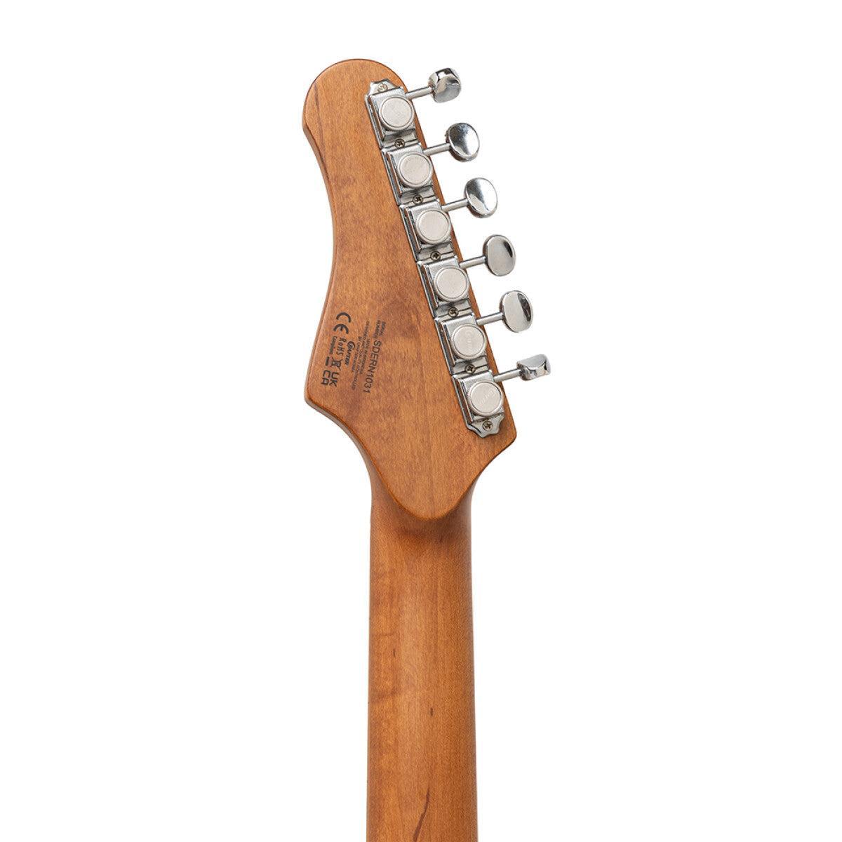 Crafter SEOUL SVVSM TS – Solid Body Electric Guitar, Modern Seoul Series with Gig Bag, Tobacco Sunburst Finish