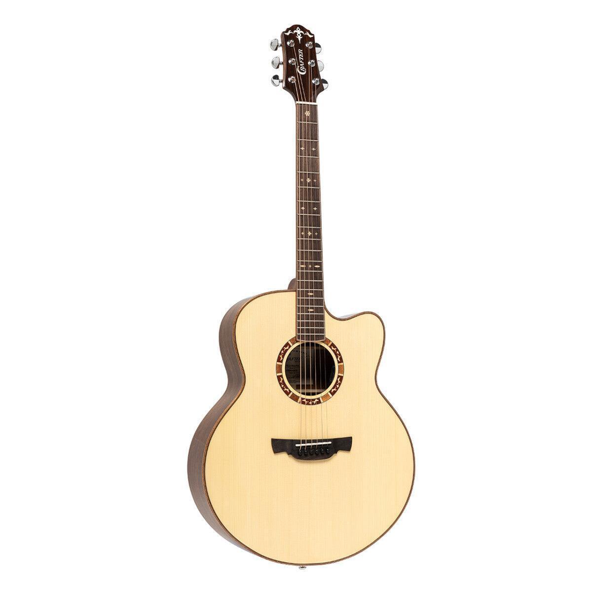 Crafter STG J16CE PRO Jumbo guitar m/massiv gran dæk og DS-2 Preamp system