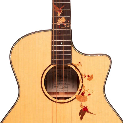 Crafter TB G-MAHO CE Anniversary mahogany series, grand auditorium acoustic-electric guitar with solid spruce top