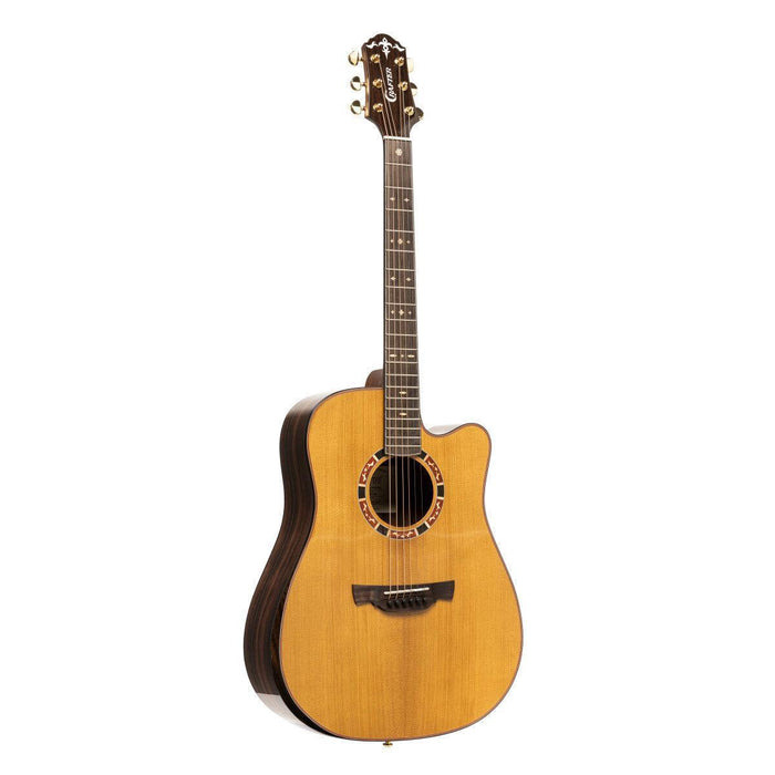 Crafter VL D22CE VVS Cutaway Dreadnought Akustisk-Elektrisk Guitar med Massivt VVS Grantræsdæk