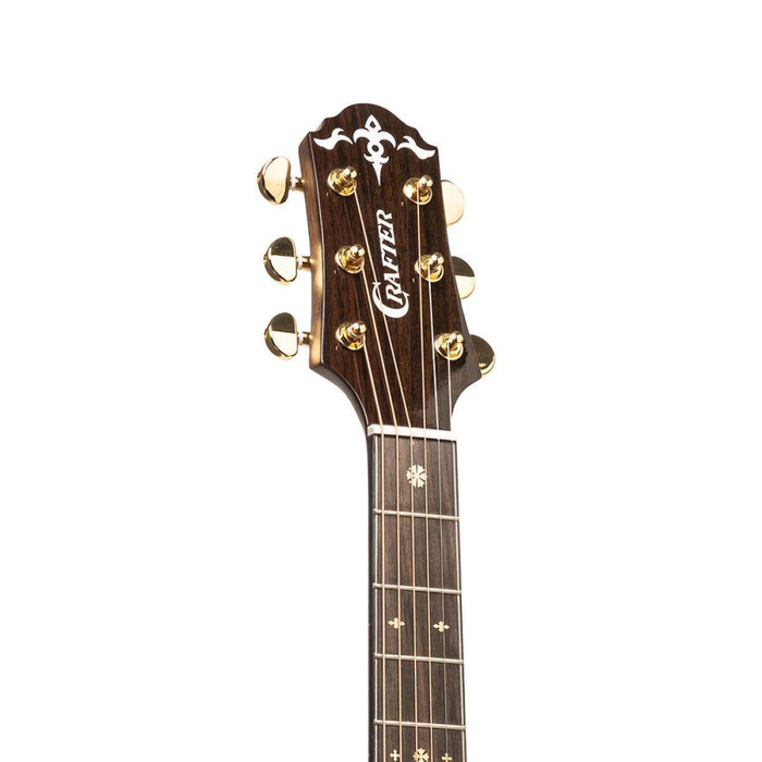 Crafter VL D22CE VVS Cutaway Dreadnought Akustisk-Elektrisk Guitar med Massivt VVS Grantræsdæk