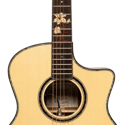 Crafter WF G-MAHO CE Grand auditorium E/A guitar with solid spruce top - 50th anniversary model