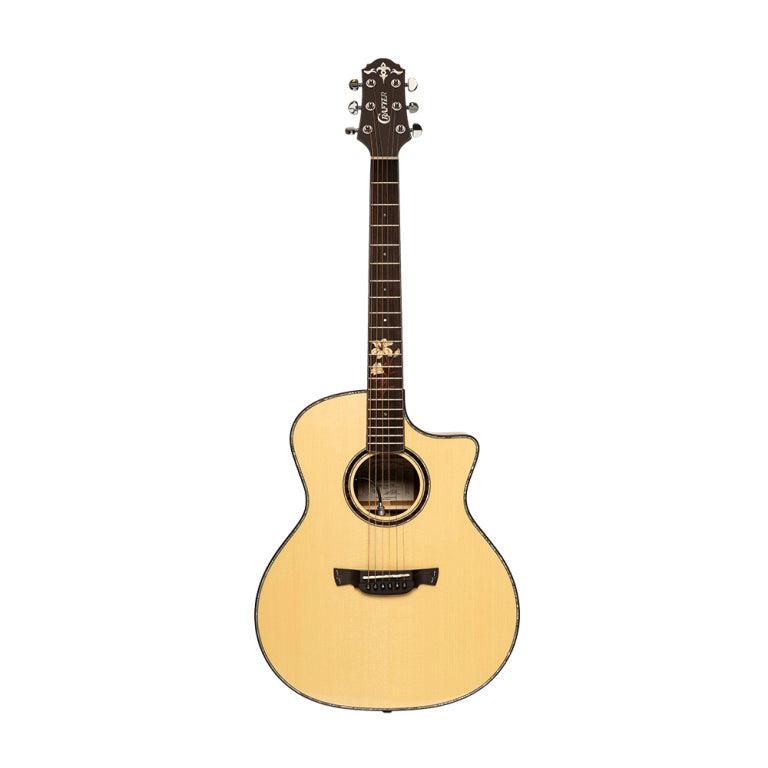 Crafter WF G-MAHO CE Grand auditorium E/A guitar with solid spruce top - 50th anniversary model