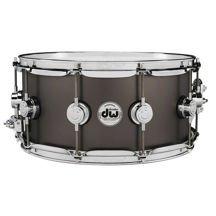 DW Snare Drum Satin Black over Brass 14 X 6,5" DRVD6514SVCBK