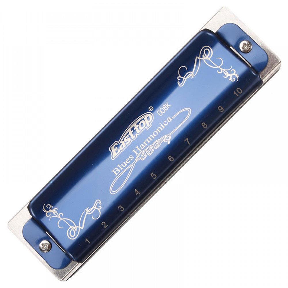 Easttop Blues harmonica T008K V2 Blue - Tone C