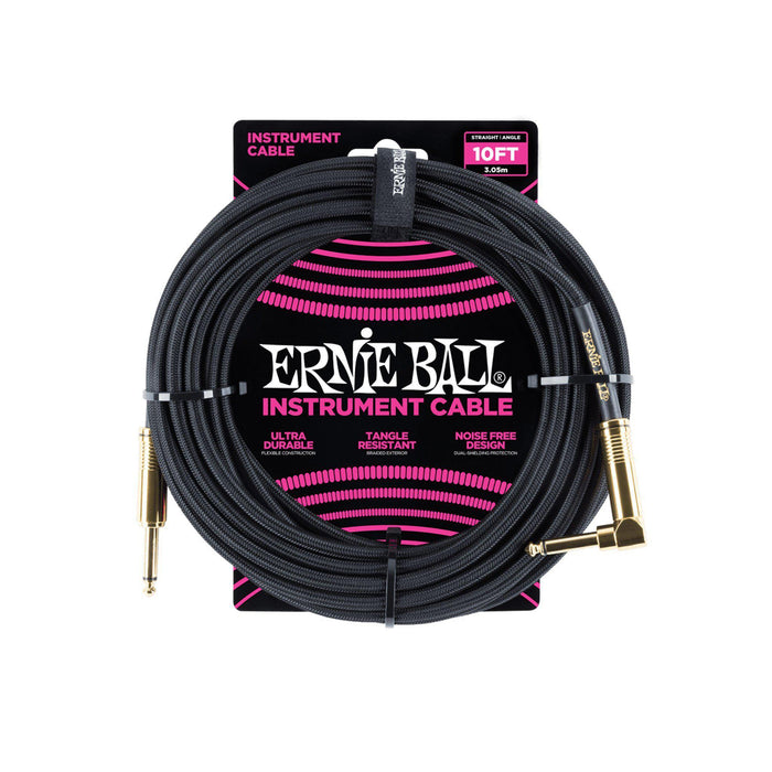 Ernie Ball 6081 Instrument kabel i stof 3 m - BORG SOUND