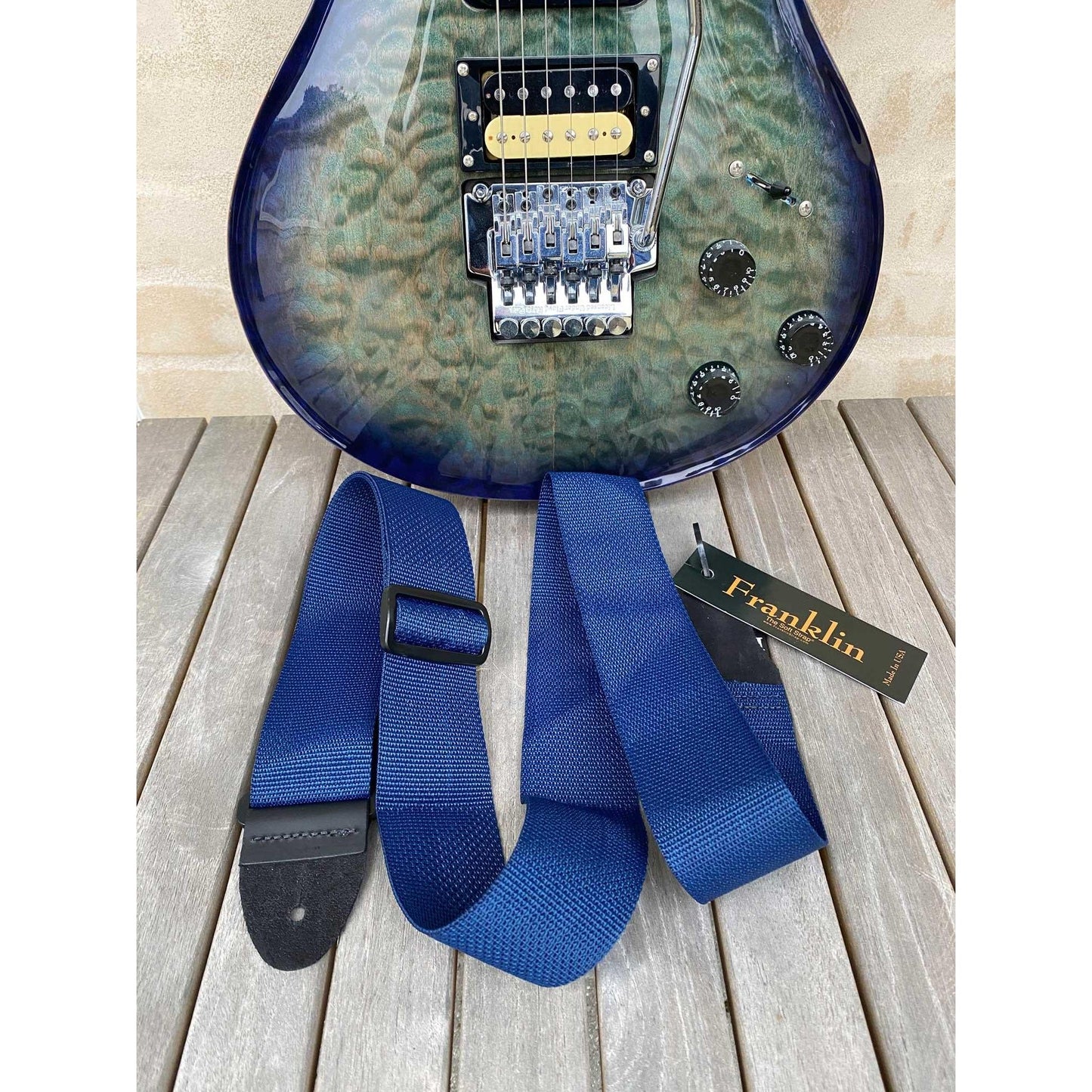 Franklin Guitarrem Blå - OO-BL