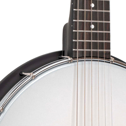 GOLD TONE AC-6 MINI 6-string open back banjo – short scale | Incl. bag 