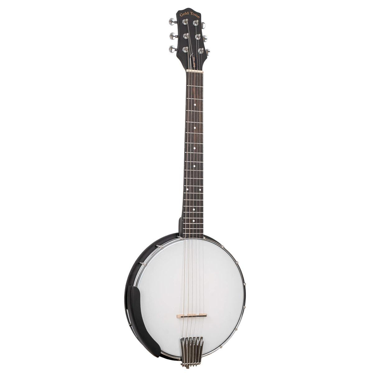 GOLD TONE AC-6 MINI 6-string open back banjo – short scale | Incl. bag 