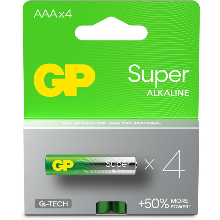 GP LR03 AAA-batteri - 4pack