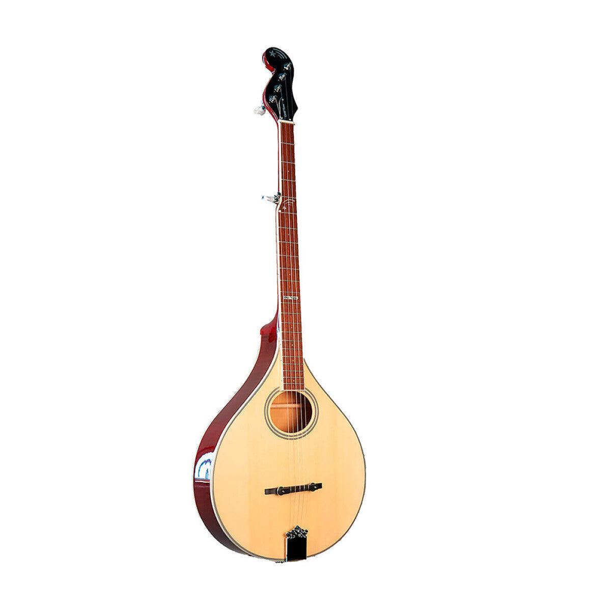 Gold Tone BANJOLA+ Banjola, elektrisk-akustisk 5-strenget mandolin med banjohals og polstret taske