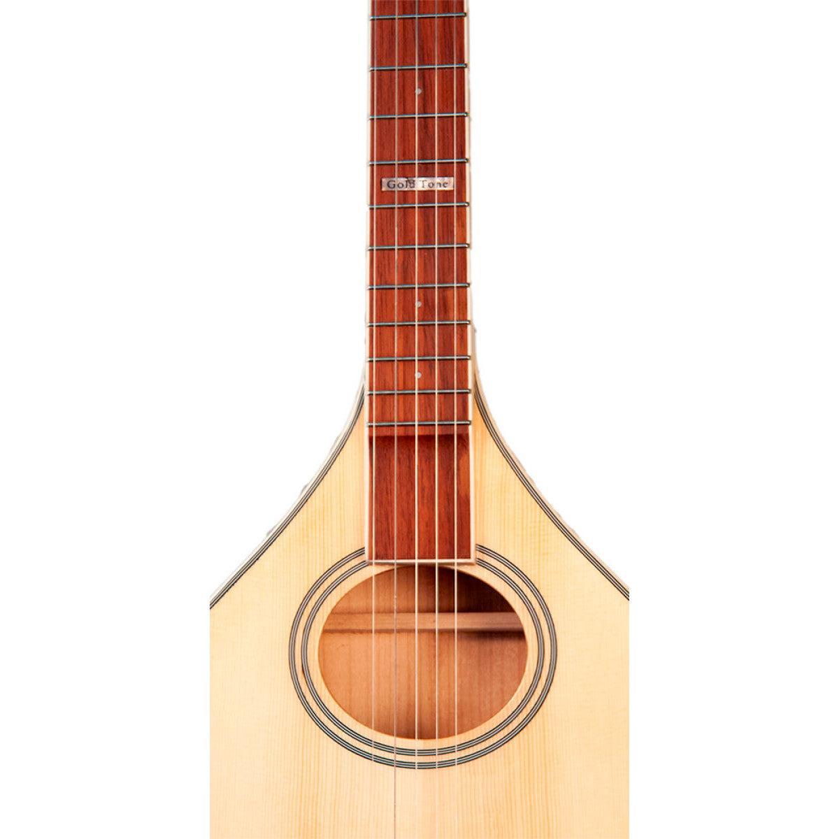 Gold Tone BANJOLA+ Banjola, elektrisk-akustisk 5-strenget mandolin med banjohals og polstret taske