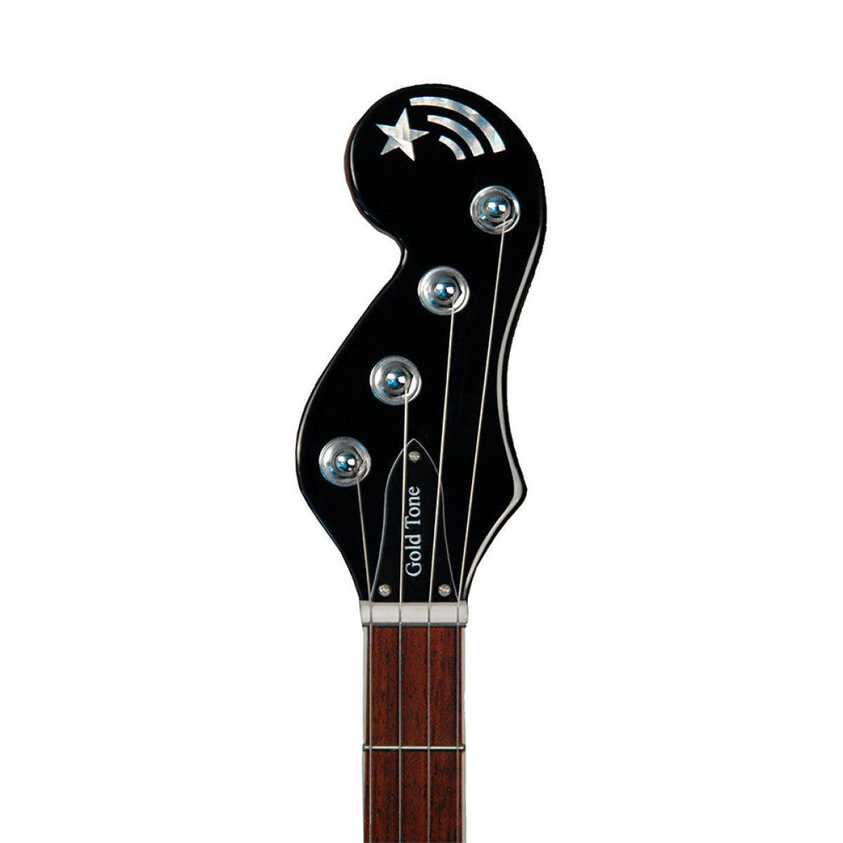 Gold Tone BANJOLA+ Banjola, elektrisk-akustisk 5-strenget mandolin med banjohals og polstret taske