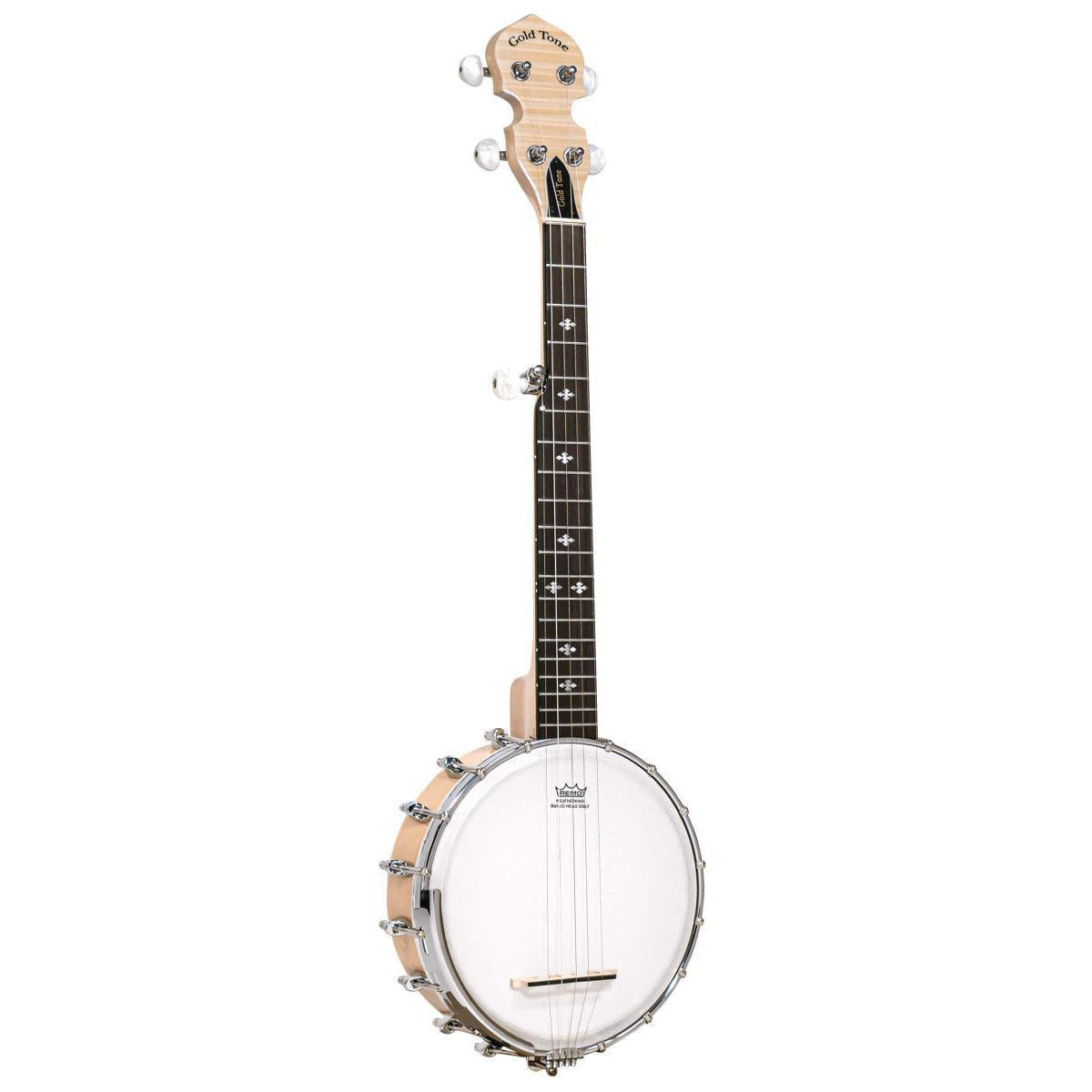 Gold Tone CC-MINI 5-string mini open back Cripple Creek banjo with back 