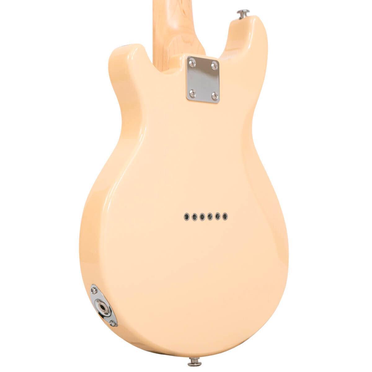 Gold Tone GME-6 6-string solid electric mandolin with case – Cream Gloss 