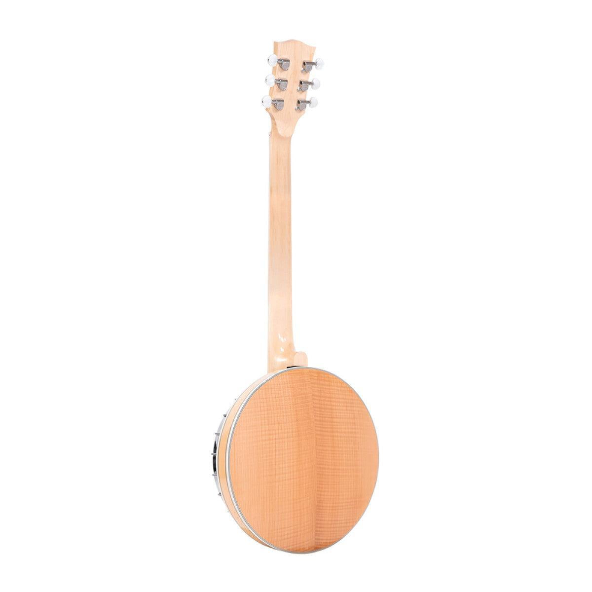 Gold Tone GT-750 Deluxe Banjitar with 6-string guitar neck and banjo body, with bell brass tone ring and pickup 