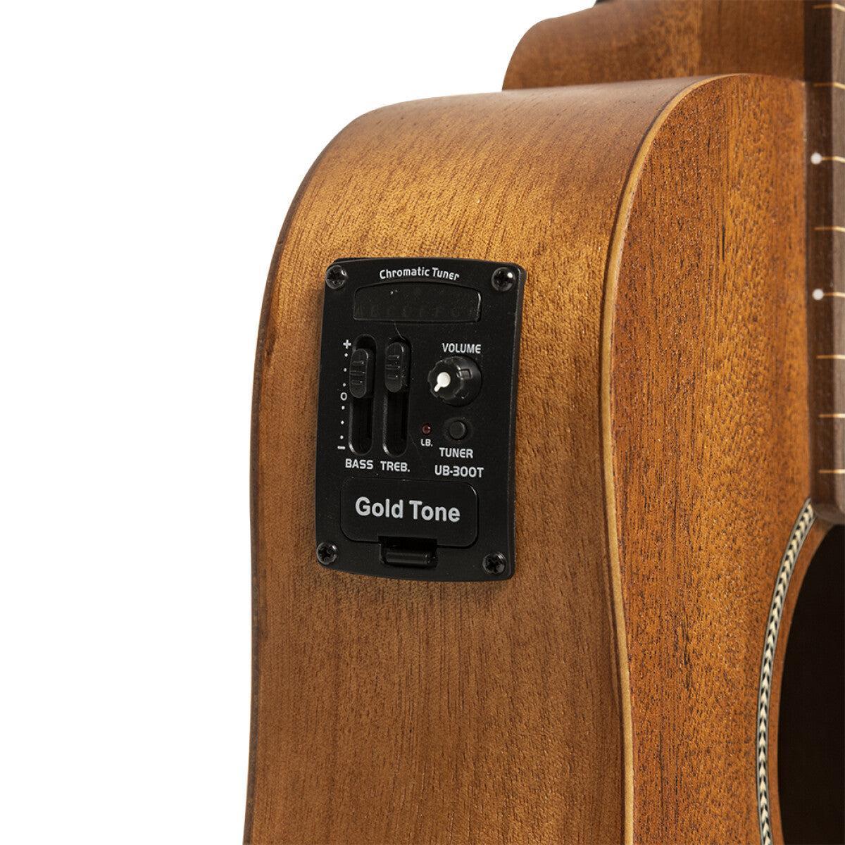 Gold Tone M-BASS 23" Akustisk-Elektrisk Mikrobas med Mahogni-Top og Taske Inkluderet