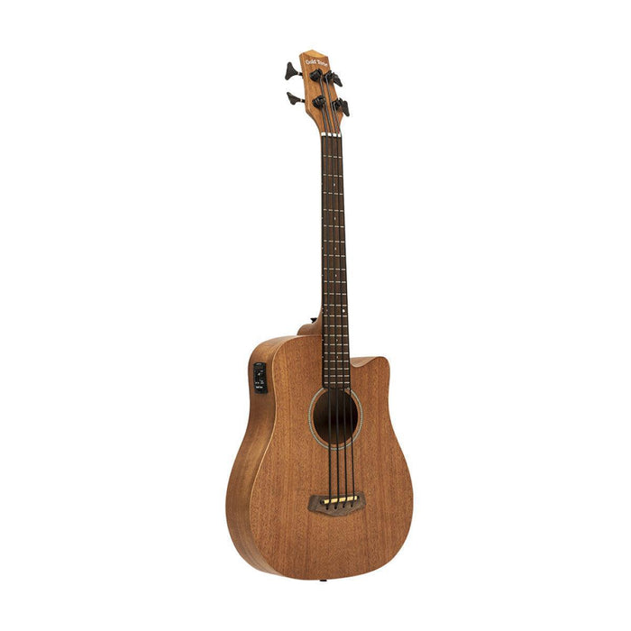 Gold Tone M-BASS25 25" akustisk-elektrisk mikrobas med mahognitop og taske inkluderet