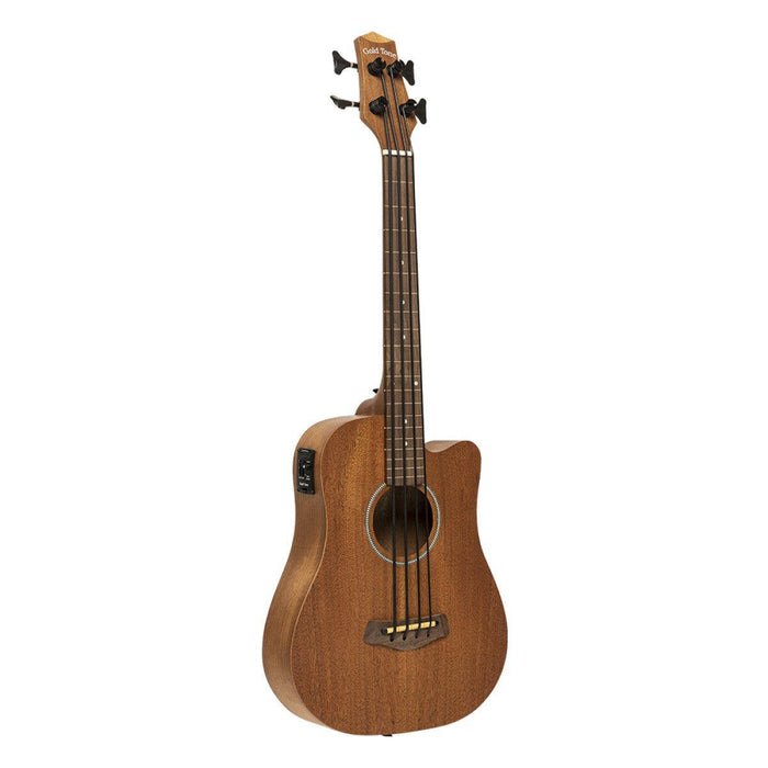 Gold Tone M-BASS/FL 23" Fretless Akustisk-Elektrisk Mikrobas med Mahogni-Top og Taske