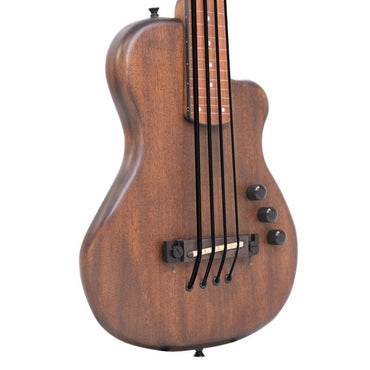 Gold Tone ME-BASS/FL 23" Fretless Electric Micro Bass – Mahogany Top | Bag included 