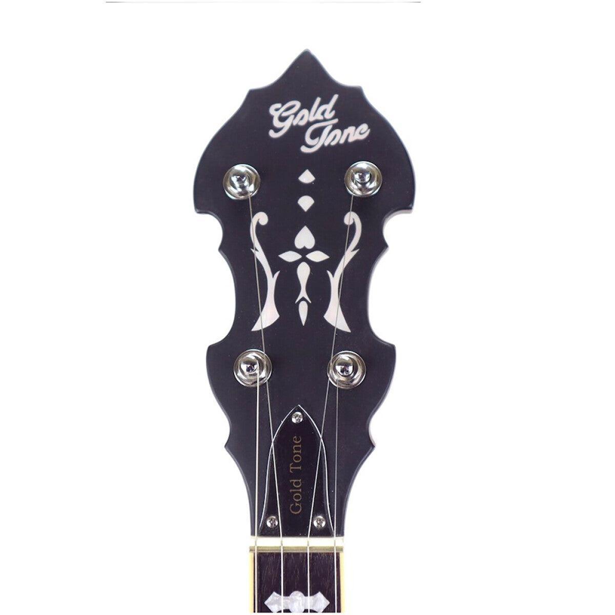 Gold Tone OB-150WF 5-strenget bluegrass-banjo med bred hals og kasse – Vintage brown satin