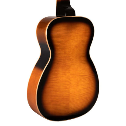 Gold Tone PBS-D Paul Beard Signature-Series Deluxe resonator guitar med kvadratisk hals og massivt flammeløn