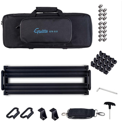 Guitto GPB-01 B pedalboard with bag - Small 