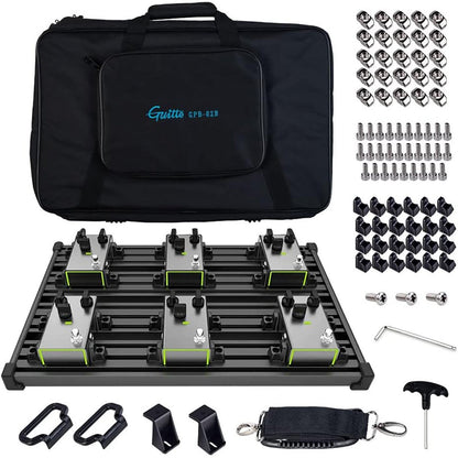 Guitto GPB-02 B pedalboard with bag - Medium 