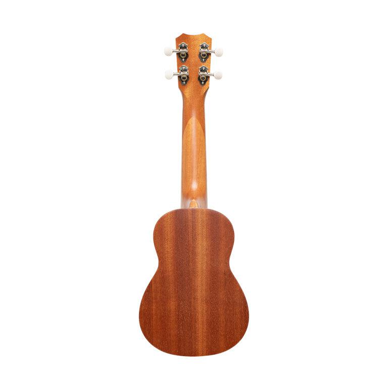 Islander MS-4-HNS Traditional soprano ukulele with mahogany deck and Honu turtle engraving