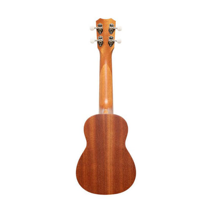 Islander MS-4-HNS Traditional soprano ukulele with mahogany deck and Honu turtle engraving