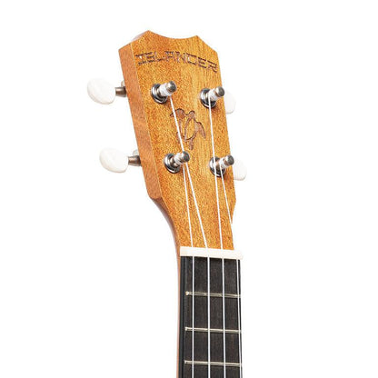 Islander MS-4-HNS Traditional soprano ukulele with mahogany deck and Honu turtle engraving