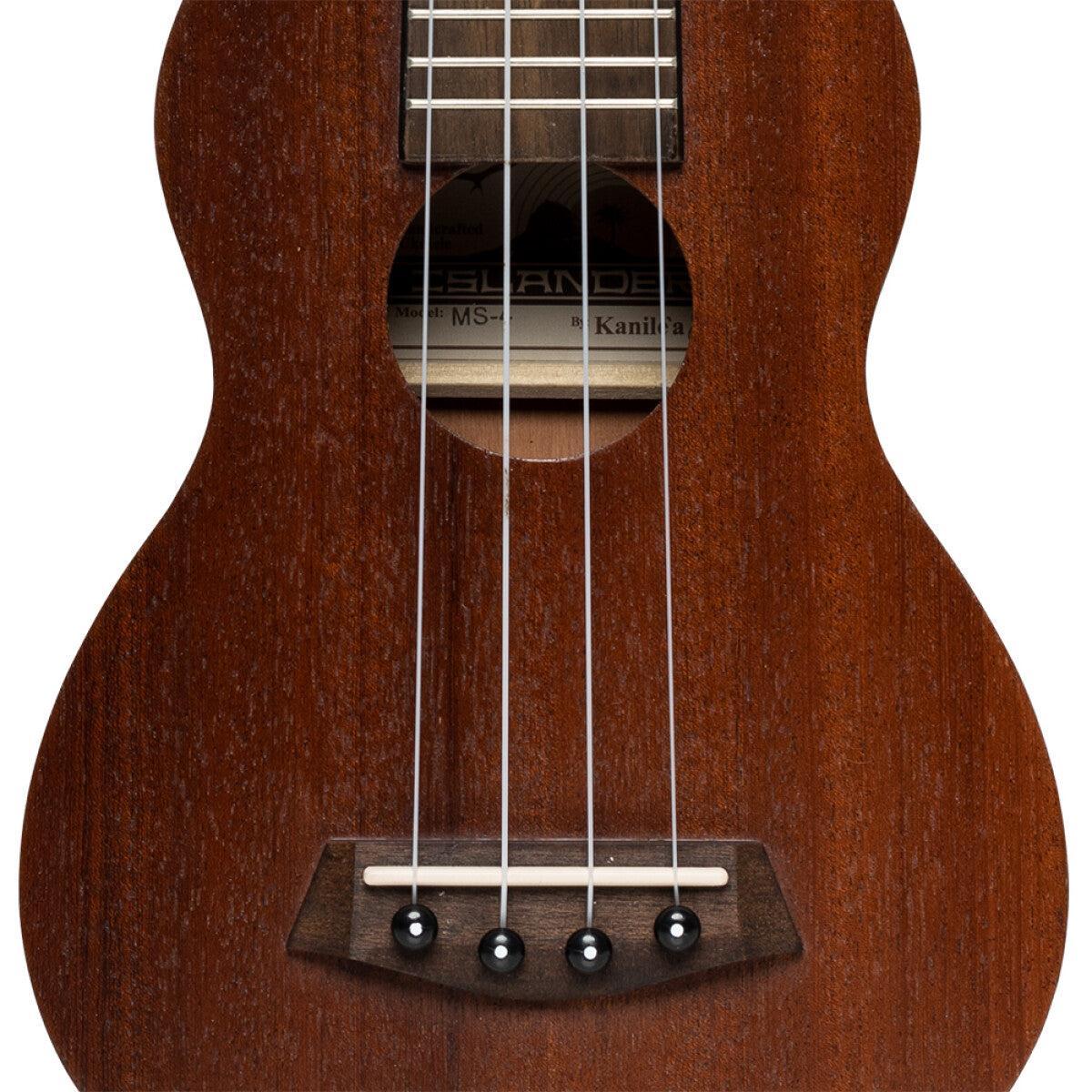 Islander MS-4 Traditional soprano ukulele with mahogany top