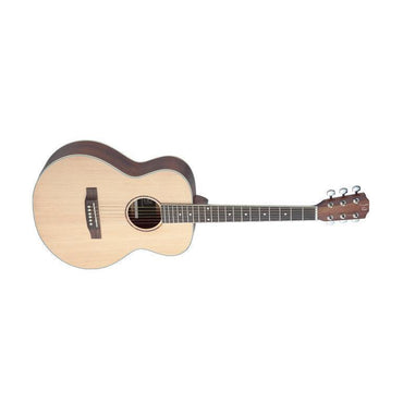 J.N Guitars ASY-A MINI Auditorium rejseguitar m/massiv gran dæk