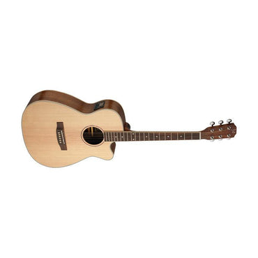 J.N Guitars ASY-ACE auditorium guitar m/massiv grand dæk og Pick-Up