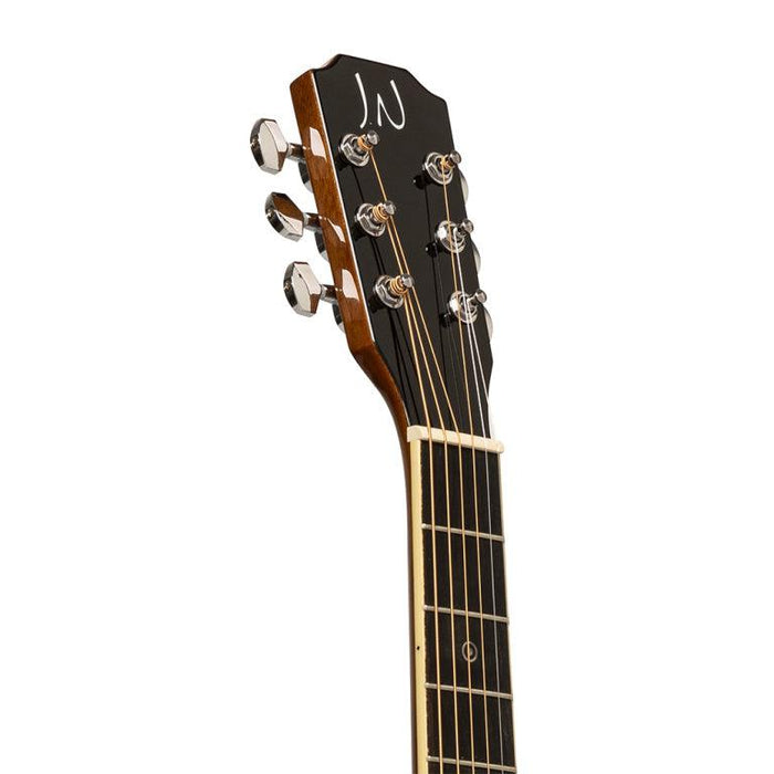 J.N Guitars BES-A MINI DCB rejse guitar m/massiv gran dæk