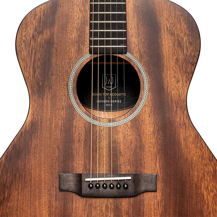 J.N Guitars DOV-A Auditorium guitar m/massiv mahogni dæk