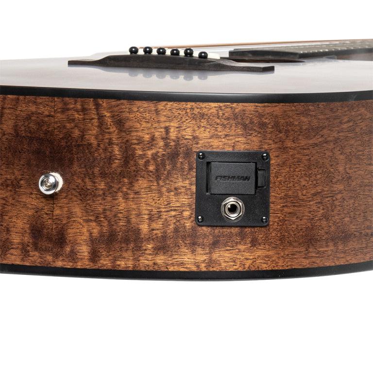 JN Guitars DOV-ACFI Auditorium guitar w/solid mahogany deck and Fishman Pick-up