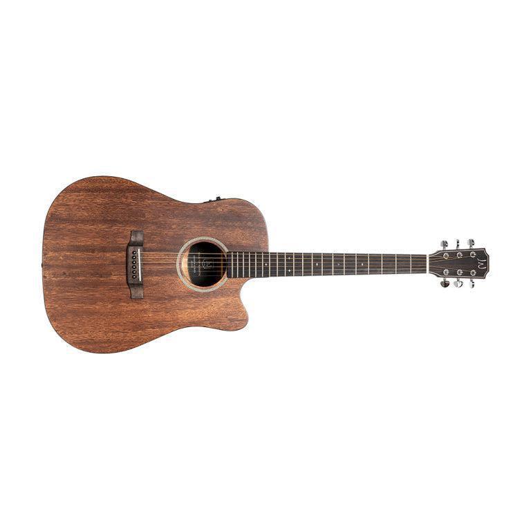 JN Guitars DOV-DCFI Dreadnought guitar w/solid mahogany deck and Fishman Pick-Up